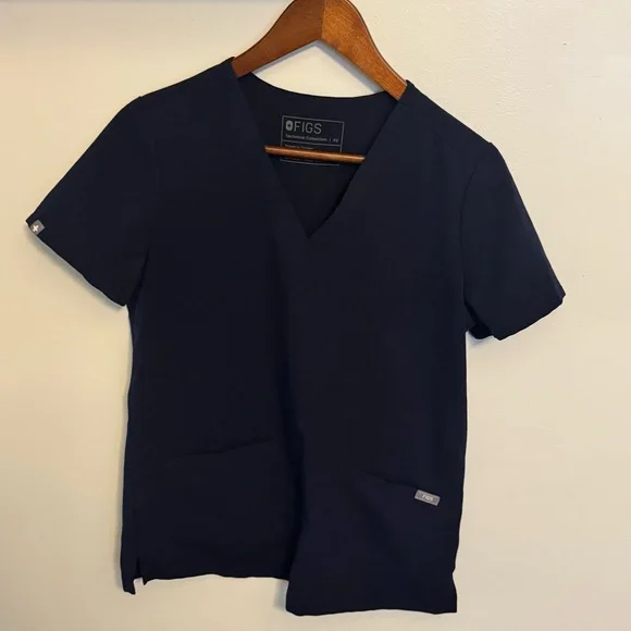 Figs Tecnical Collection Navy Blue scrubs Joggers Set - Picture 5 of 6